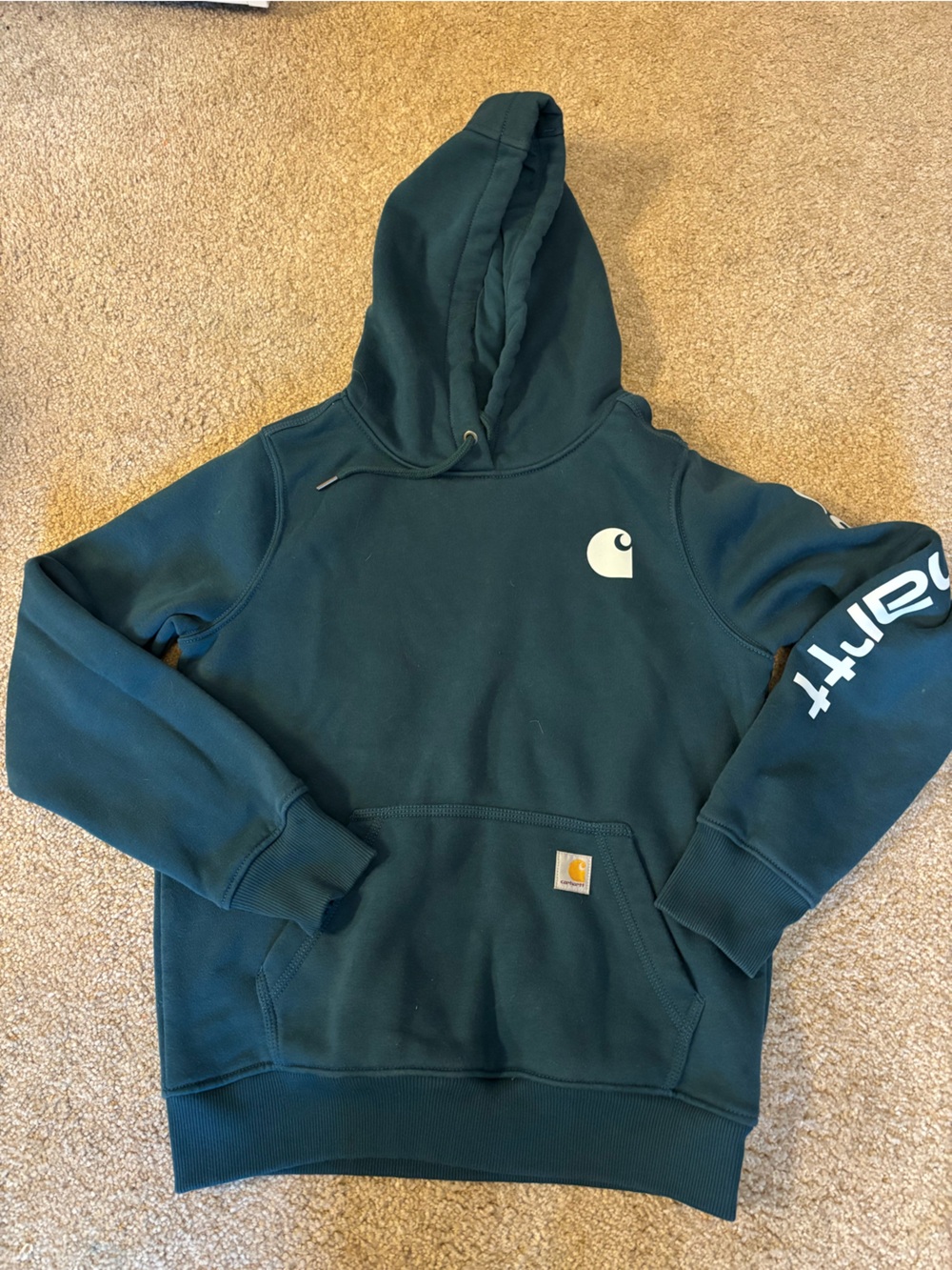 Carhartt Dark Green Hoodie xs